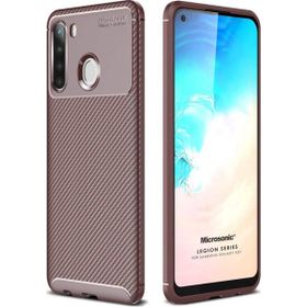 Microsonic Samsung Galaxy A21 Legion Series Kahverengi Kılıf