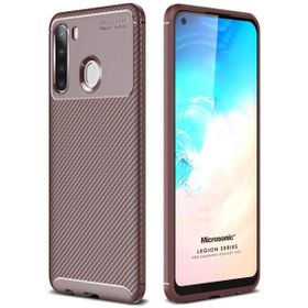 Microsonic Samsung Galaxy A21 Legion Series Kahverengi Kılıf