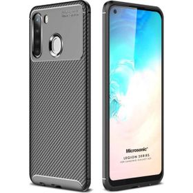 Microsonic Samsung Galaxy A21 Legion Series Siyah Kılıf