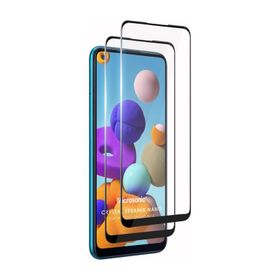 Microsonic Samsung Galaxy A21S Crystal Seramik Nano 2 Adet Siyah Ekran Koruyucu