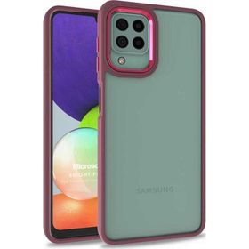 Microsonic Samsung Galaxy A22 4G Bright Planet Kırmızı Kılıf
