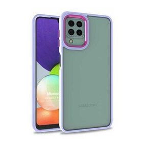 Microsonic Samsung Galaxy A22 4G Bright Planet Lila Kılıf