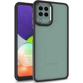 Microsonic Samsung Galaxy A22 4G Bright Planet Siyah Kılıf