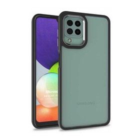 Microsonic Samsung Galaxy A22 4G Bright Planet Siyah Kılıf