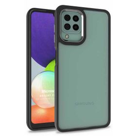 Microsonic Samsung Galaxy A22 4G Bright Planet Siyah Kılıf