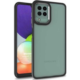 Microsonic Samsung Galaxy A22 4G Bright Planet Siyah Kılıf