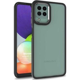 Microsonic Samsung Galaxy A22 4G Bright Planet Siyah Kılıf