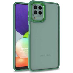 Microsonic Samsung Galaxy A22 4G Bright Planet Yeşil Kılıf