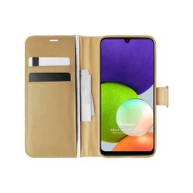 Microsonic Samsung Galaxy A22 4G Delux Leather Wallet Kılıf