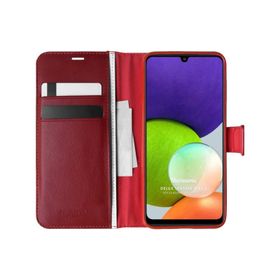 Microsonic Samsung Galaxy A22 4G Delux Leather Wallet Kılıf