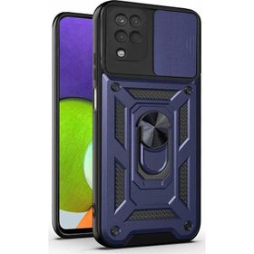 Microsonic Samsung Galaxy A22 4G Impact Resistant Lacivert Kılıf