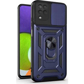 Microsonic Samsung Galaxy A22 4G Impact Resistant Lacivert Kılıf