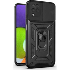 Microsonic Samsung Galaxy A22 4G Impact Resistant Siyah Kılıf