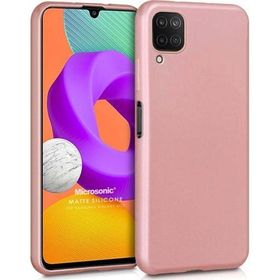Microsonic Samsung Galaxy A22 4G Matte Silicone Rose Gold Kılıf