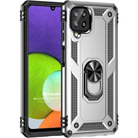 Microsonic Samsung Galaxy A22 4G Military Ring Holder Cep Telefonu Kılıfı
