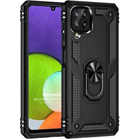Microsonic Samsung Galaxy A22 4G Military Ring Holder Cep Telefonu Kılıfı