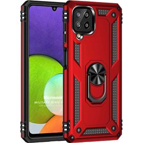 Microsonic Samsung Galaxy A22 4G Military Ring Holder Cep Telefonu Kılıfı