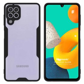 Microsonic Samsung Galaxy A22 4G Paradise Glow Siyah Kılıf