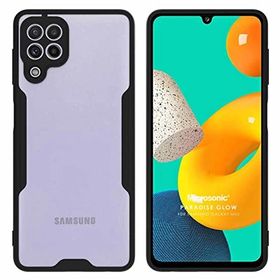 Microsonic Samsung Galaxy A22 4G Paradise Glow Siyah Kılıf