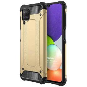 Microsonic Samsung Galaxy A22 4G Rugged Armor Gold Kılıf