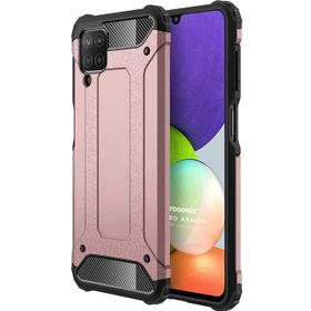 Microsonic Samsung Galaxy A22 4G Rugged Armor Rose Gold Kılıf