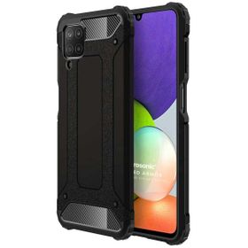 Microsonic Samsung Galaxy A22 4G Rugged Armor Siyah Kılıf