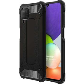 Microsonic Samsung Galaxy A22 4G Rugged Armor Siyah Kılıf