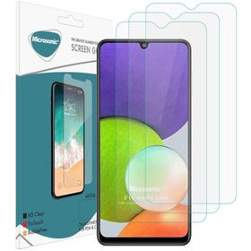 Microsonic Samsung Galaxy A22 4G Screen Protector Nano Glass 3 Adet Cam Ekran Koruyucu