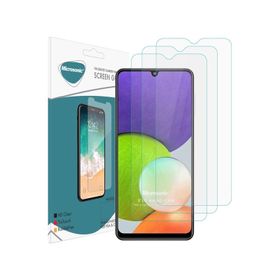 Microsonic Samsung Galaxy A22 4G Screen Protector Nano Glass 3 Adet Cam Ekran Koruyucu