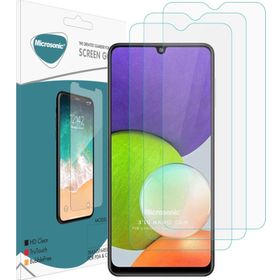 Microsonic Samsung Galaxy A22 4G Screen Protector Nano Glass 3 Adet Cam Ekran Koruyucu
