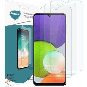 Microsonic Samsung Galaxy A22 4G Screen Protector Nano Glass 3 Adet Cam Ekran Koruyucu