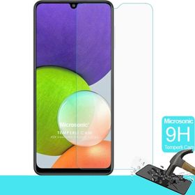 Microsonic Samsung Galaxy A22 4G Tempered Glass Cam Ekran Koruyucu