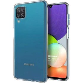 Microsonic Samsung Galaxy A22 4G Transparent Soft Beyaz Kılıf