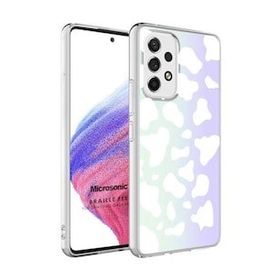 Microsonic Samsung Galaxy A23 Braille Feel Desenli İnek Kılıf