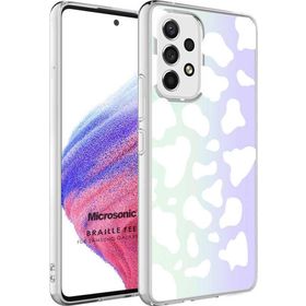 Microsonic Samsung Galaxy A23 Braille Feel Desenli İnek Kılıf