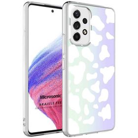 Microsonic Samsung Galaxy A23 Braille Feel Desenli Zebra Cep Telefonu Kılıfı