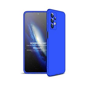 Microsonic Samsung Galaxy A23 Double Dip 360 Mavi Kılıf