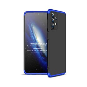 Microsonic Samsung Galaxy A23 Double Dip 360 Mavi Siyah Kılıf