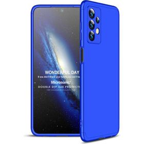 Microsonic Samsung Galaxy A23 Double Dip 360 Protective Mavi Kılıf