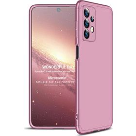 Microsonic Samsung Galaxy A23 Double Dip 360 Protective Rose Gold Kılıf