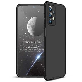 Microsonic Samsung Galaxy A23 Double Dip 360 Siyah Kılıf