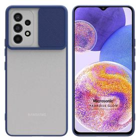 Microsonic Samsung Galaxy A23 Lens Protection Lacivert Kılıf