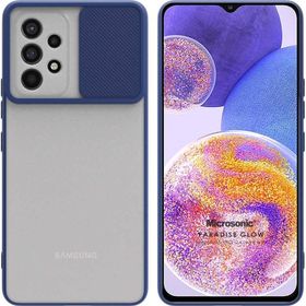 Microsonic Samsung Galaxy A23 Lens Protection Lacivert Kılıf