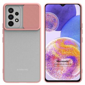 Microsonic Samsung Galaxy A23 Lens Protection Rose Gold Kılıf