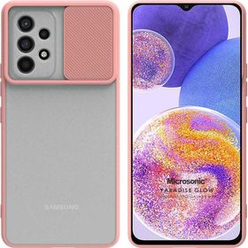 Microsonic Samsung Galaxy A23 Lens Protection Rose Gold Kılıf