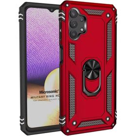 Microsonic Samsung Galaxy A23 Military Ring Holder Cep Telefonu Kılıfı