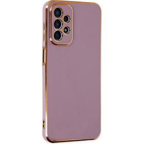 Microsonic Samsung Galaxy A23 Olive Plated Lila Kılıf