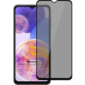 Microsonic Samsung Galaxy A23 Privacy 5D Gizlilik Filtreli Siyah Cam Ekran Koruyucu