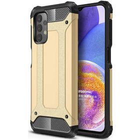 Microsonic Samsung Galaxy A23 Rugged Armor Gold Cep Telefonu Kılıfı