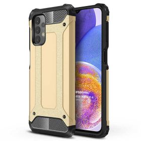 Microsonic Samsung Galaxy A23 Rugged Armor Gold Cep Telefonu Kılıfı